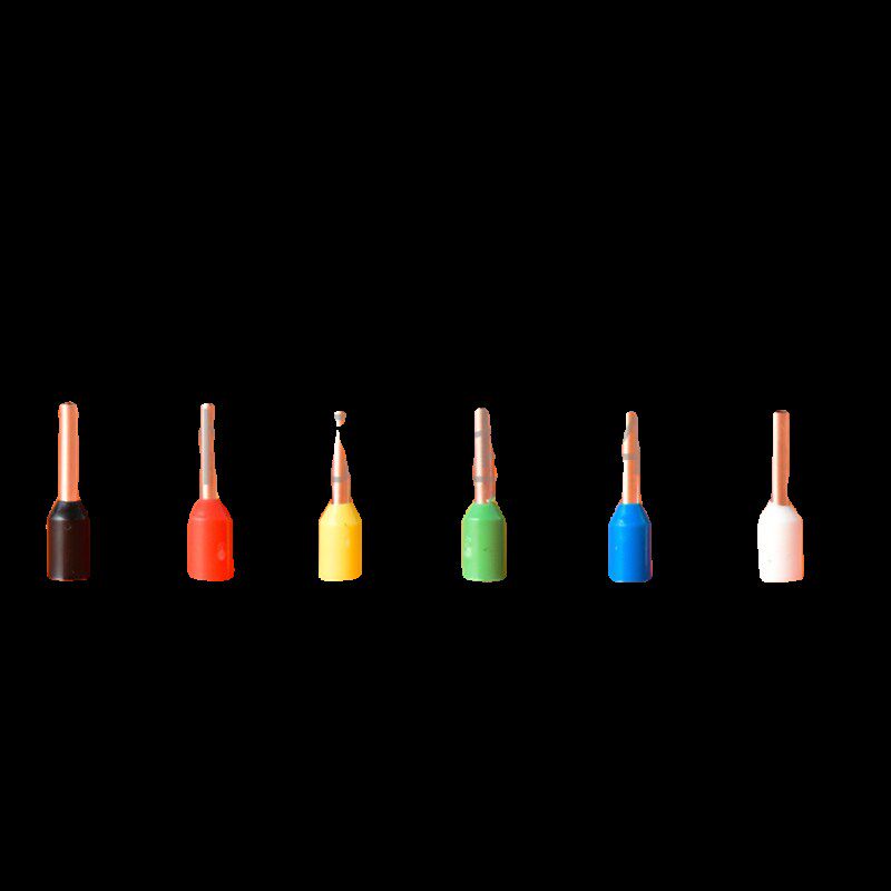 凤凰 欧式冷压端子E0308 插针管型端子接线端子铜鼻子针型端