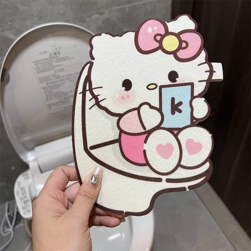 hellokitty马桶除臭贴卫生间厕所冰箱贴画浴室通用卡通防臭贴可爱
