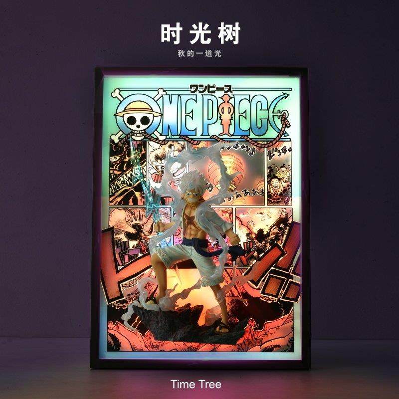 海贼王尼卡路飞漫画动漫装饰3D相框立体画创意摆件送朋友的礼物,家居饰品,氛围画/灯画,淘宝优惠券,粉丝福利购,淘宝优惠卷