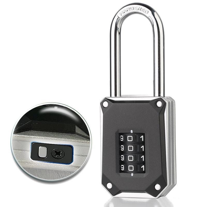 新款大门健身房更衣柜大号大码加长锁梁长条密码锁挂锁定制