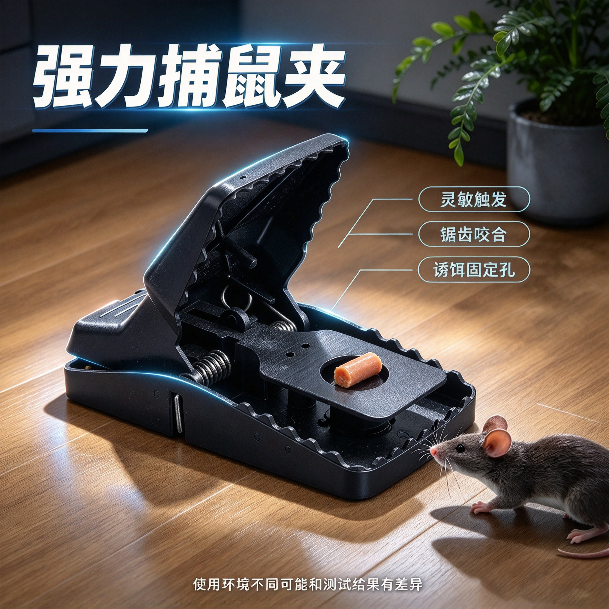 家用捕鼠神器塑料老鼠夹