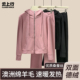 保暖长袖 双面德绒连帽卫衣女羊毛蚕丝休闲运动套装 2025秋冬新款