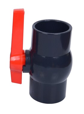 UPVC简易式h球阀深灰色塑料水管给水阀手动闸阀开关DN15-DN100