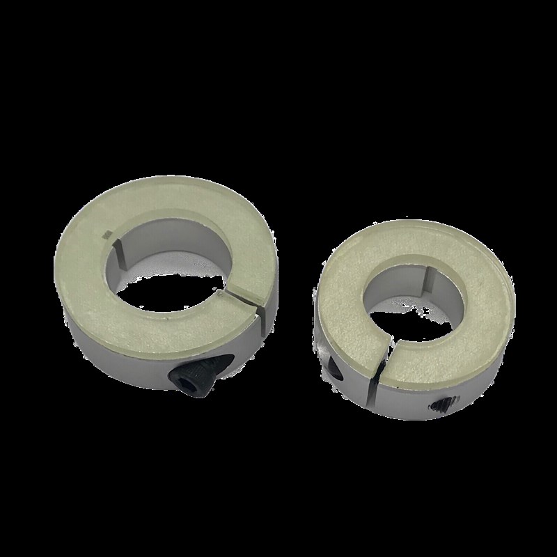 铝制开口20分离型固定环聚氨酯优力胶轴套带胶垫轴承Y固定环缓冲