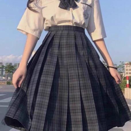 海苔jk格裙成品布日系中长裙正统校供感校服班服制服套装优等生女