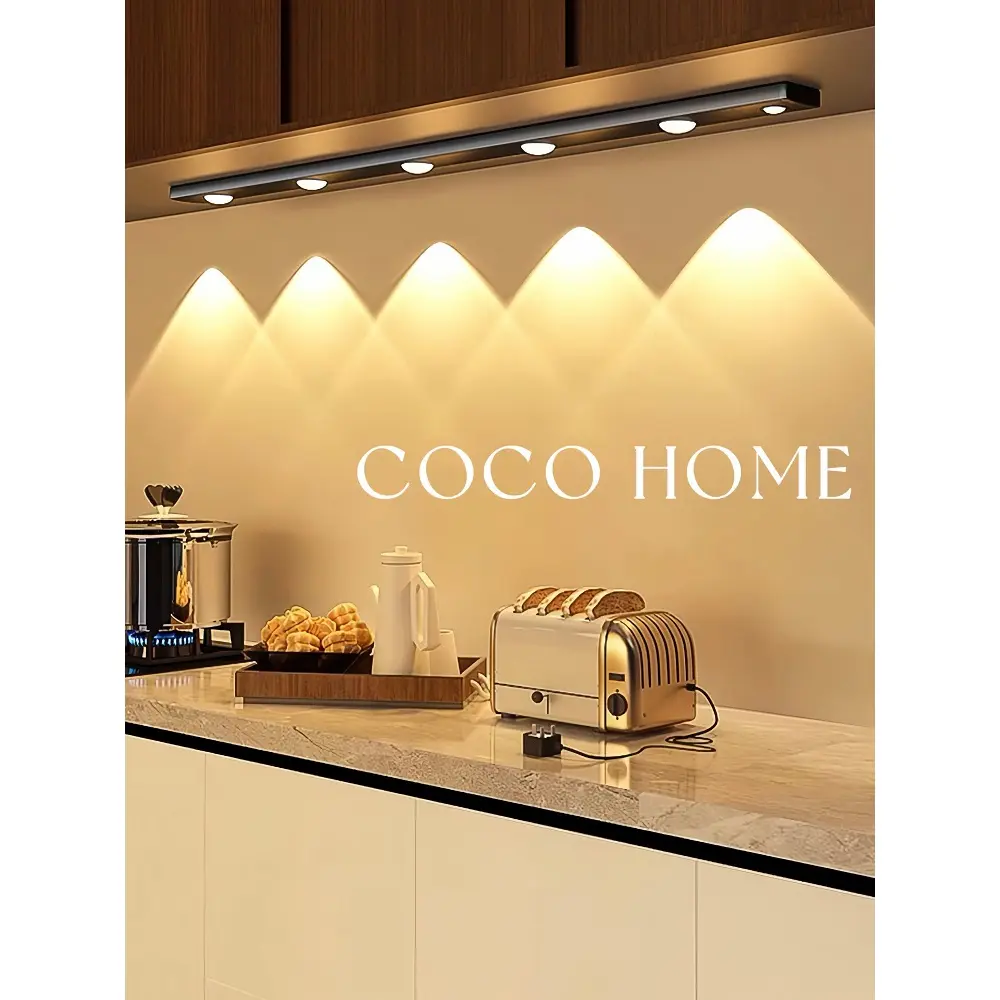 COCO HOME led充电人体感应灯带无线橱柜衣柜鞋柜酒柜免插电小山,家装灯饰光源,室内LED灯带,淘宝优惠券,粉丝福利购,淘宝优惠卷