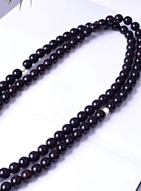 极速印度小叶紫檀木108颗v佛珠手串配饰貔貅女款手链莲花吊坠手持