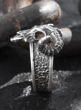 极速Charm Regtro Punk Shofar Rings for Men Women Couples Cop