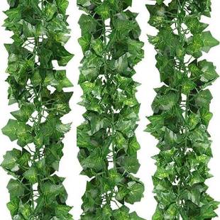 Wreath Flower Lifelike VOines Green 极速Plant Fake Plastic