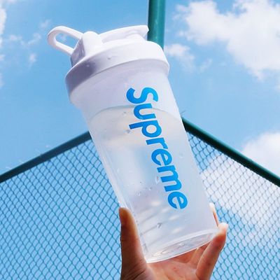 摇摇杯健身塑料运动水杯子蛋白粉带刻度搅拌杯可携式V大容量摇粉