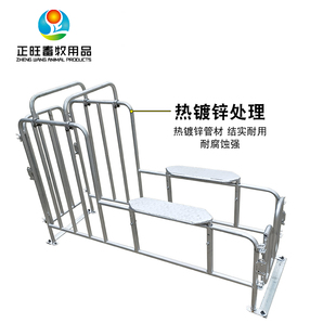 极速母猪配种架 热镀锌母猪大公猪采精架子种猪矮脚配X种神器 养