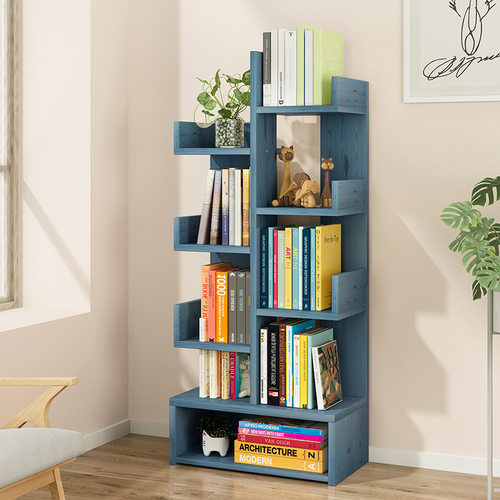 极速书架置物架落地简约现代家用学生客厅L省空间经济型简易收纳