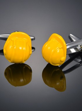 极速New Luxury Sandhour CufflinksC High-grade Safety Hat/Fir