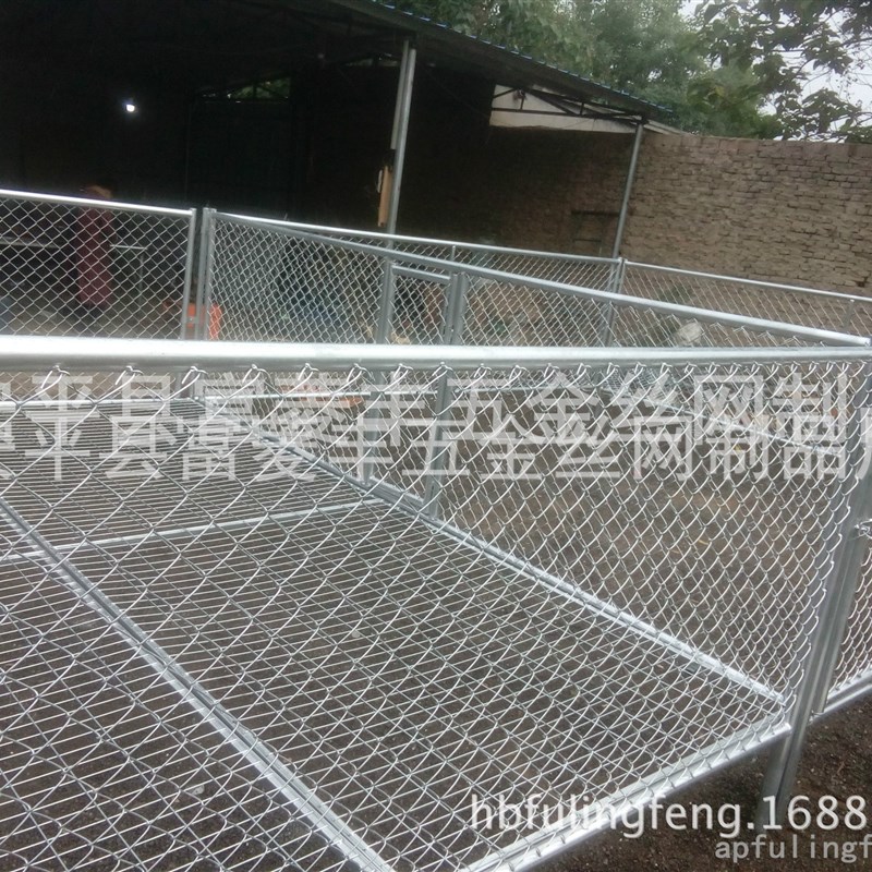 新品【狗围栏】中大型犬热浸镀锌钩花铁丝网狗P围栏户外.栅栏大型