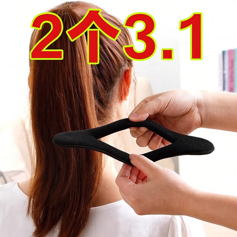 2025新款丸子头盘发器发饰女懒人蓬松花苞头盘发发圈盘头发的神器