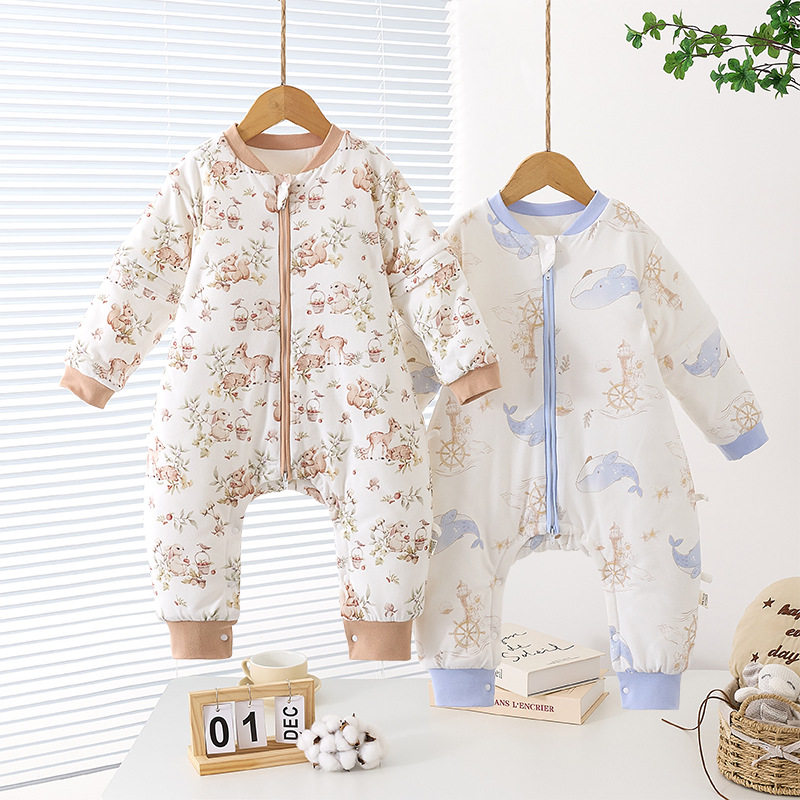 婴儿恒温睡袋加棉秋冬120克夹棉宝宝分腿睡衣新生儿拉链式多功能,童装/婴儿装/亲子装,家居袍/睡袍,淘宝优惠券,粉丝福利购,淘宝优惠卷