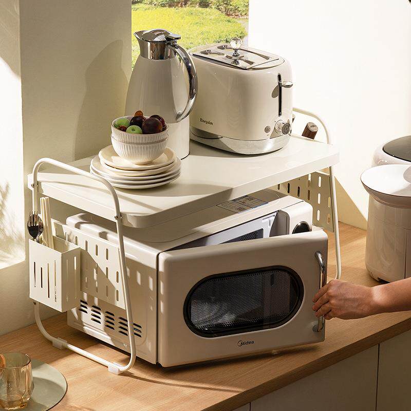 厨房微波炉置物架烤箱架子台面多功能家用电饭煲锅具电器收纳支架