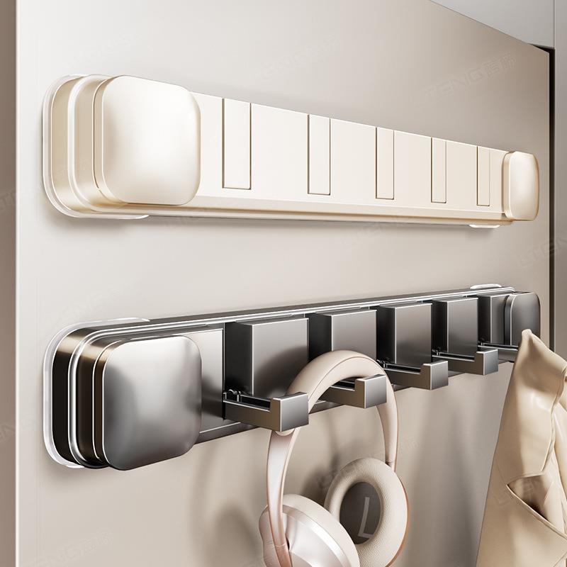 吸盘门后挂钩粘钩挂衣架免打孔强力承重壁挂粘胶钩子入户门置物架