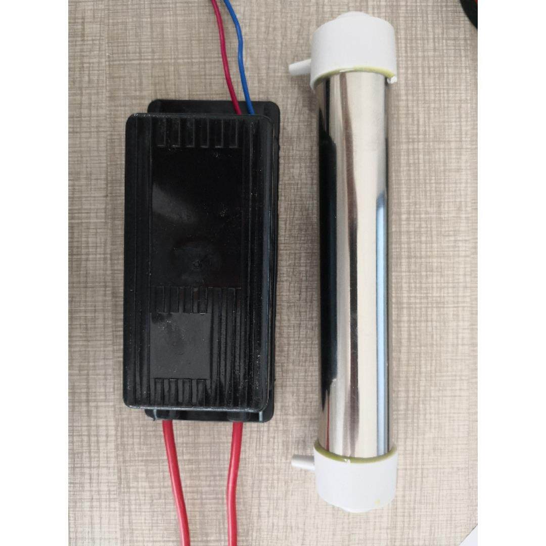 3克管式臭氧发生器 低频放电 不锈钢石英管 果蔬消毒水处理配件