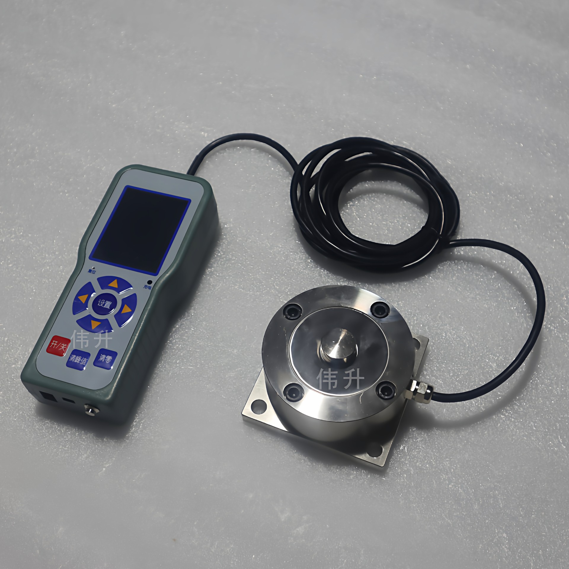 3吨数显压力计WSLF-30外置轮辐式压力传感器30kN厂家