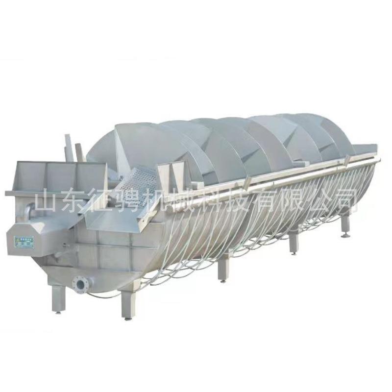 商用大型全自动螺旋预冷机鸡鸭鹅预冷机家禽家畜屠宰制造线设备