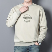 卫衣男士 秋季 新款 2025长袖 宽松悠闲打底衫 潮牌圆领内搭卫衣圆领男