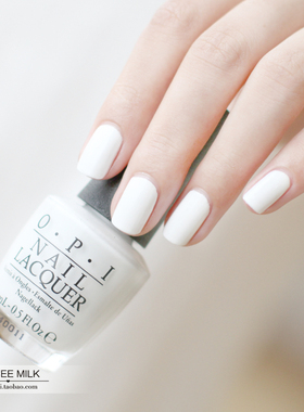 OPI指甲油珍珠贝壳色L03白色永恒经典法式 L00持久奶白色美甲15ML