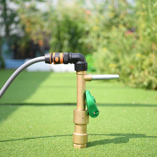 全铜取水阀绿化快速取水器地插水管接头取水杆VB910阀1寸