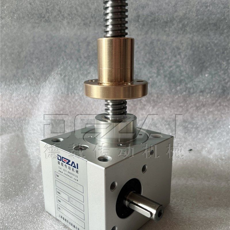 精密SKT5螺旋升降机电动手摇CS5D蜗轮蜗杆升降机铝合金丝杆升降器