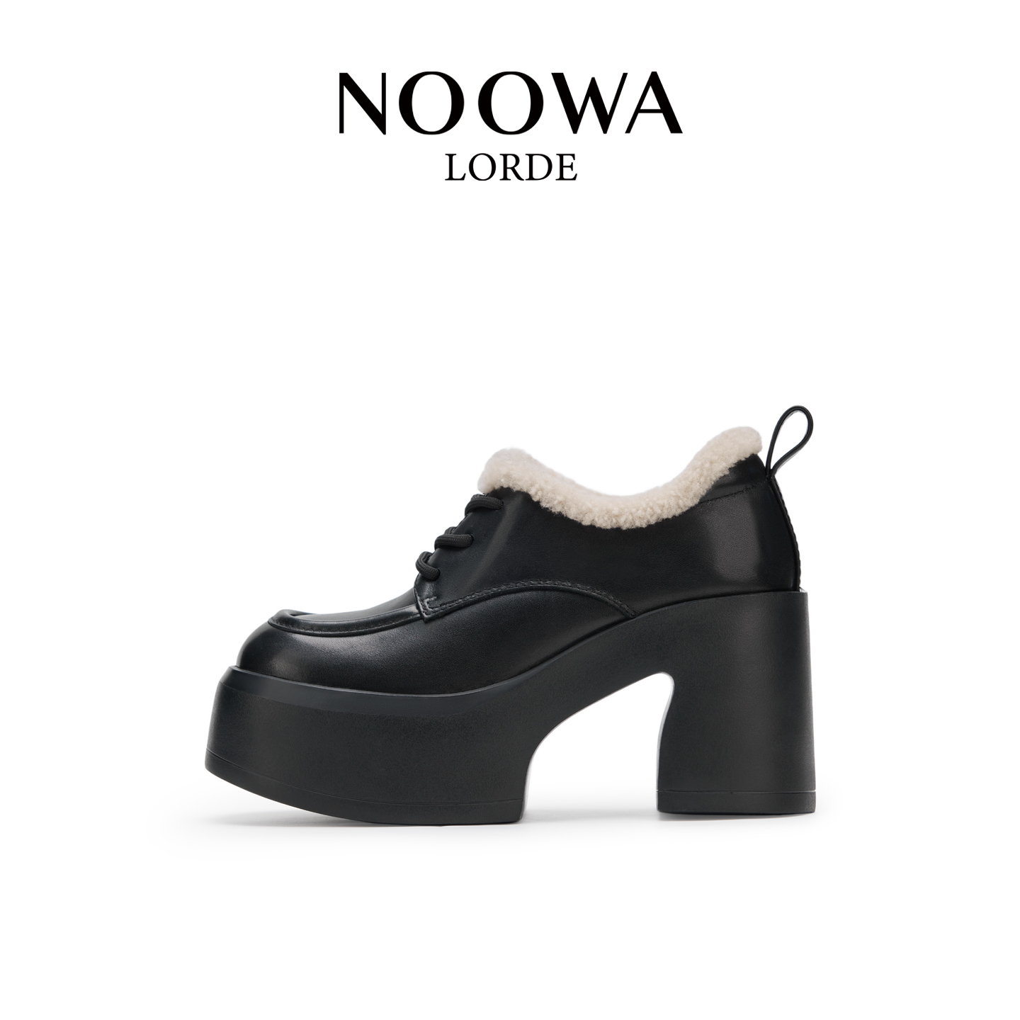 专柜同款羊毛保暖增高百搭乐福鞋