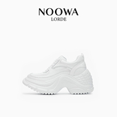 NOOWA设计师小众老爹鞋 百搭增轻便休闲女鞋 2025新款 真皮舒适时尚