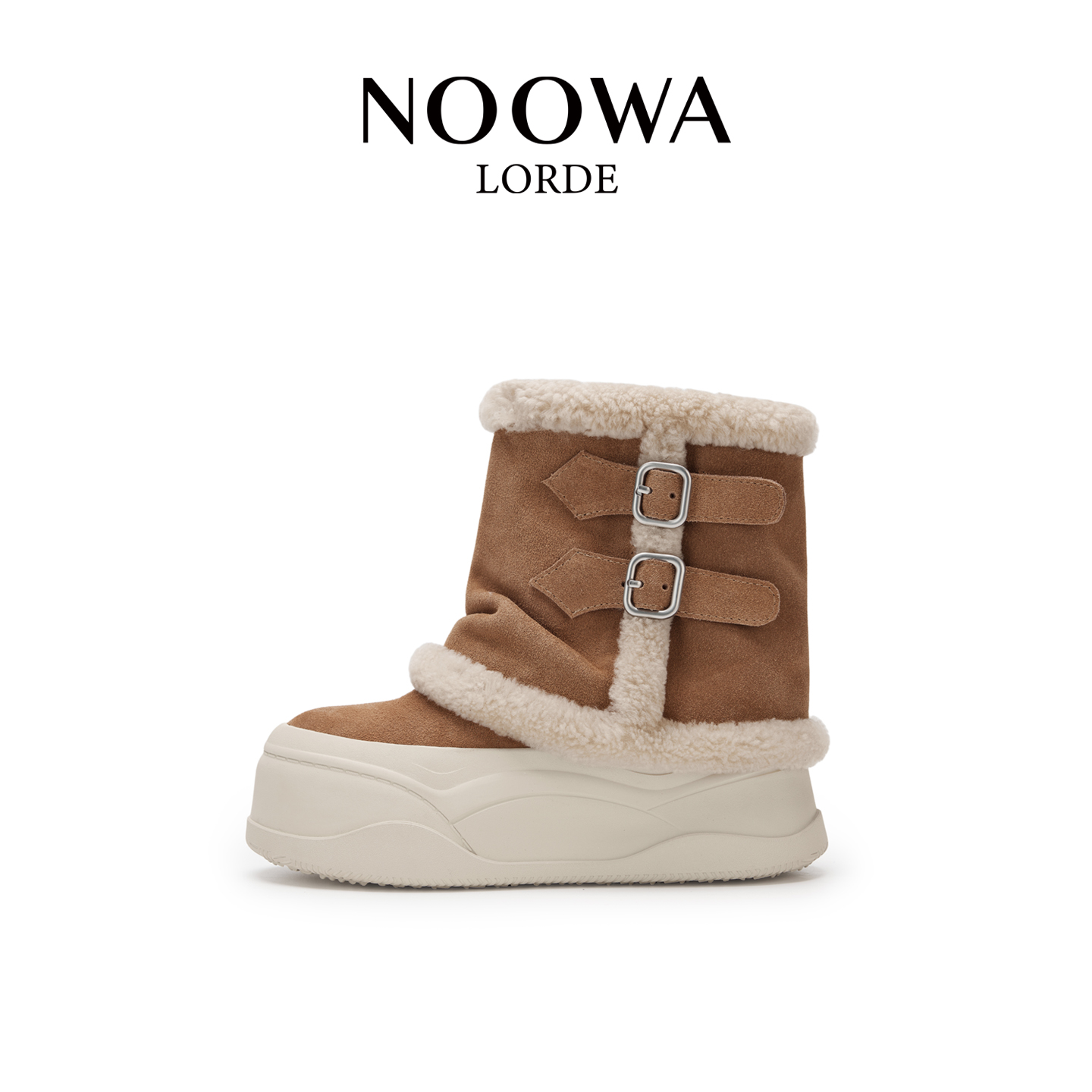 商场同款加厚加绒保暖防滑雪地靴