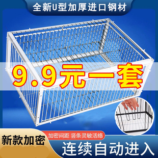只进不出加密全自动天落笼子撞门户外收鸽子神器加密可连续用鸽笼
