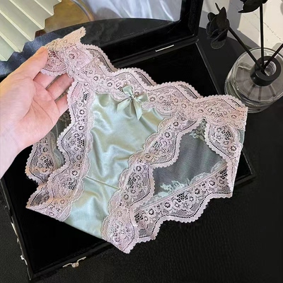 法式蕾丝性感纯棉抗菌女三角裤