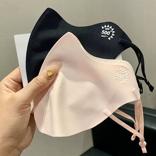 夏季无痕轻薄防晒口罩不蹭妆