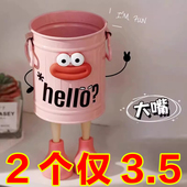 可爱笔筒大容量学生桌面收纳盒女孩办公室学生轻奢高级感创意摆件