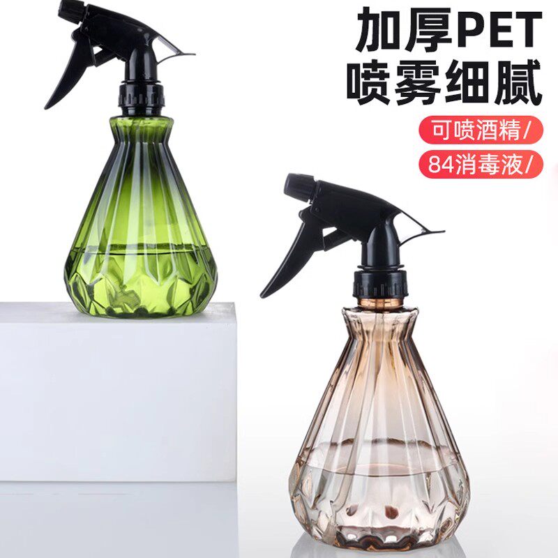 新款加厚浇花喷壶手压式小型超细雾喷雾瓶家用清洁消毒美发喷水壶图片