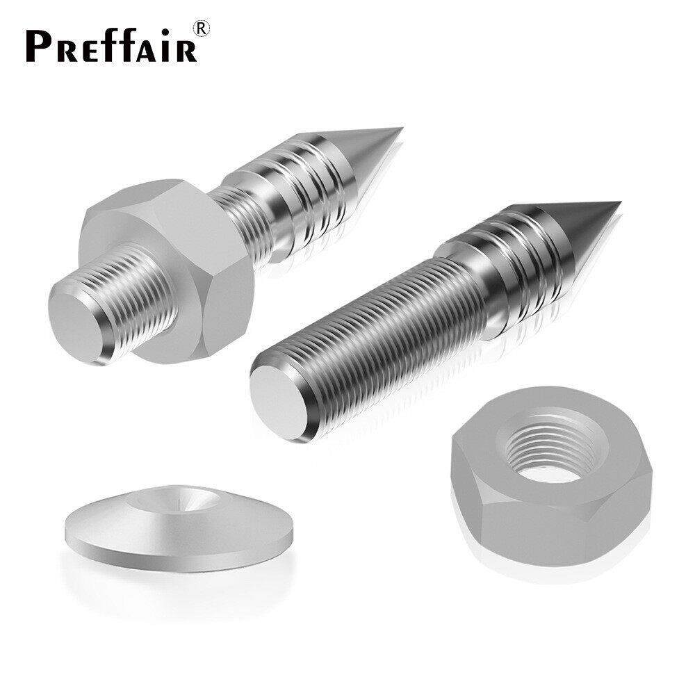 Preffair 不锈钢音响脚钉 发烧级避震脚钉 书架音箱专用钉M6M8M10