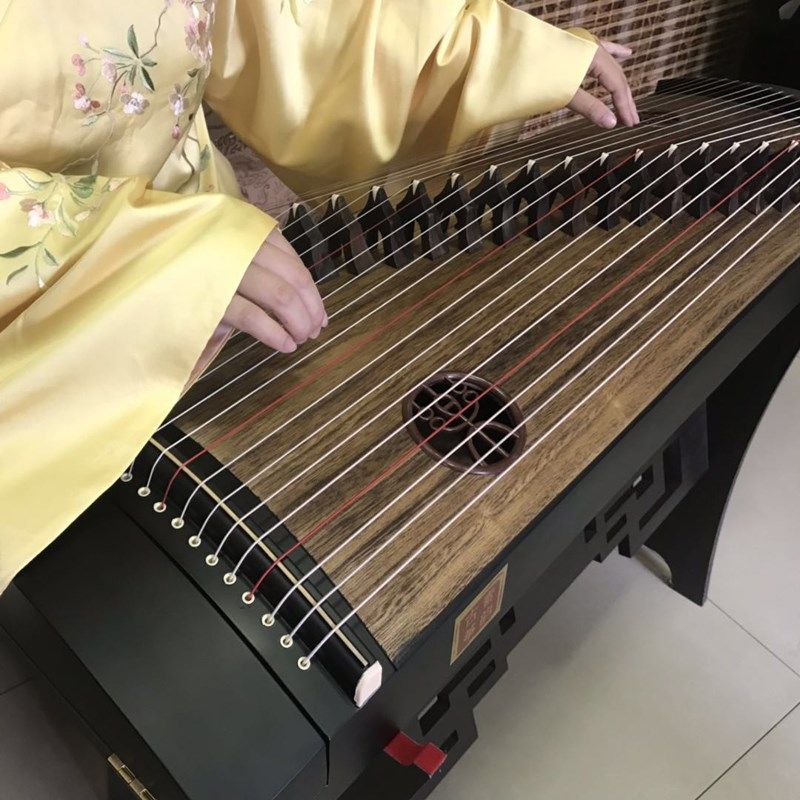 素韵Q108便携式小型古筝成人练习专业实木半筝迷你小筝初学者使用