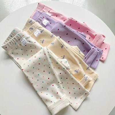 秋冬新款女童秋裤单条纯棉女孩打底加厚儿童衬裤修身保暖男童睡裤