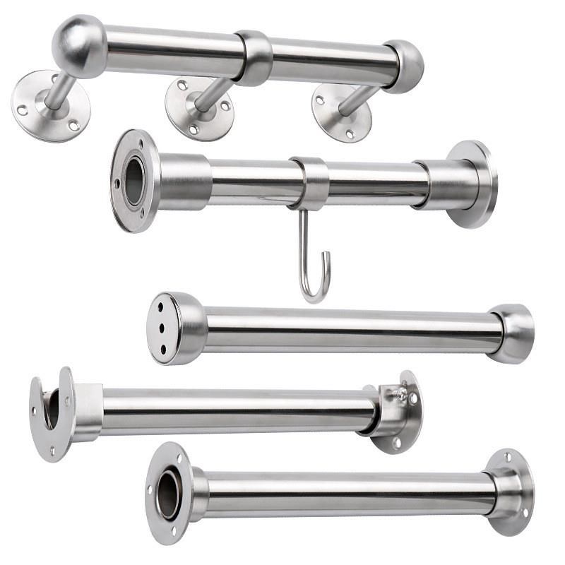 凉衣架配件大全不锈钢圆管连接件落地晾衣架配件货架接头固定卡扣