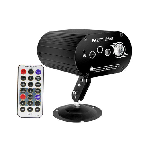 遥控全彩图案激光镭射灯ktv闪光灯宿舍蹦迪灯七彩酒吧灯舞台灯光