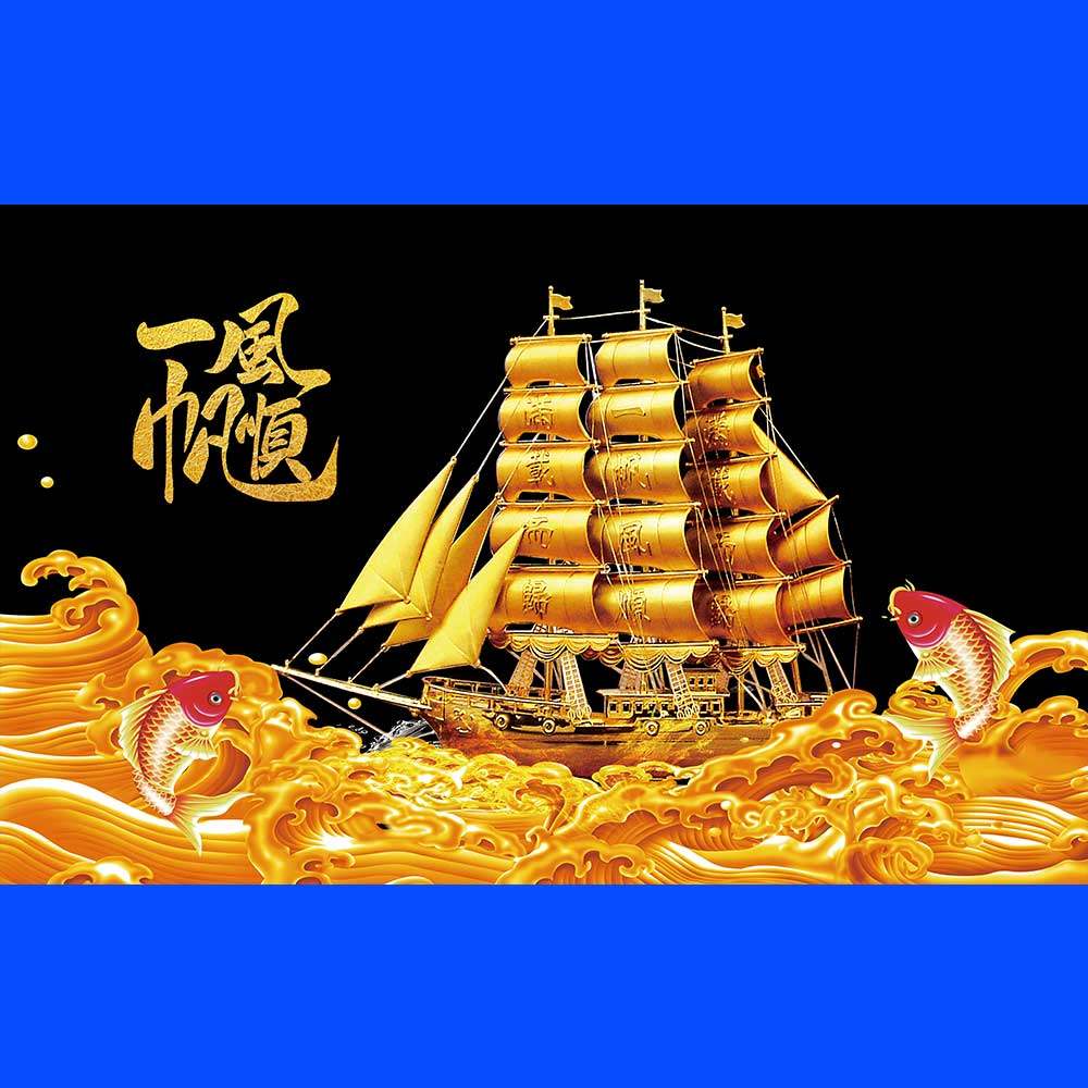 鱼缸背景贴纸一帆风顺高清壁纸水族箱造景装饰自粘防水免胶静电贴,宠物/宠物食品及用品,底柜/落地缸,淘宝优惠券,粉丝福利购,淘宝优惠卷