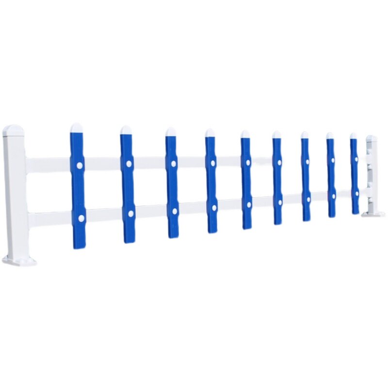 PVC塑钢花园围栏户外绿化带花圃隔离栅栏农村菜园篱笆塑料护栏杆