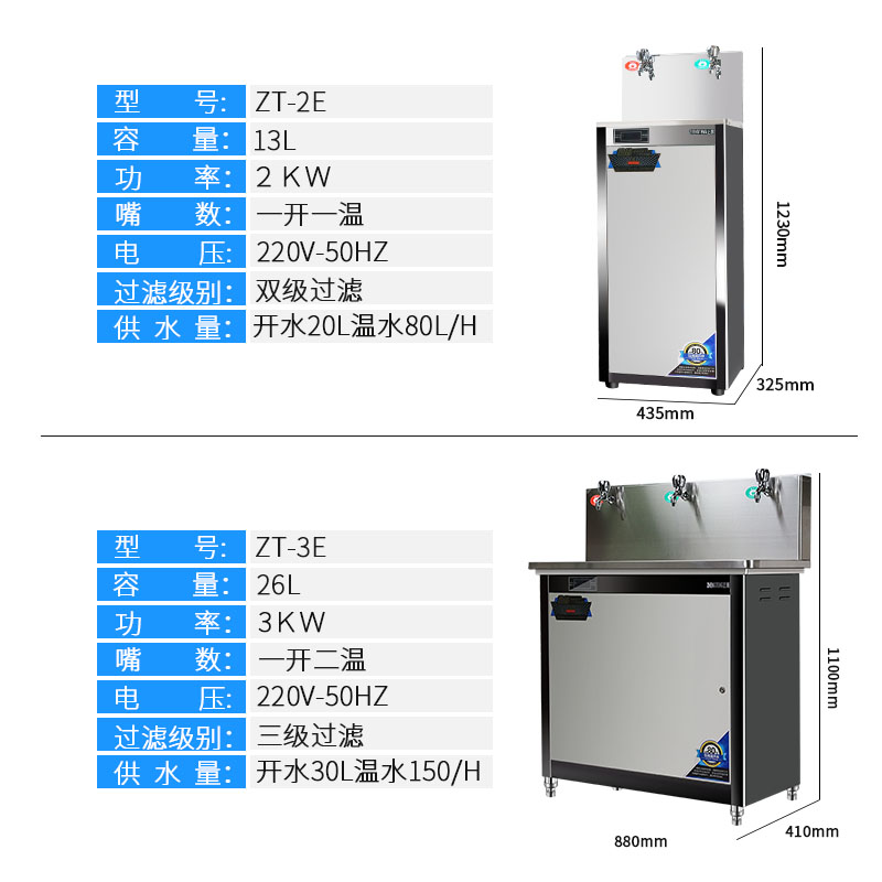 团星商用饮水机工厂学校大型工业直饮机不锈钢烧开水器全自动过滤