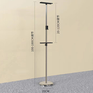 KT板支架斜面立牌广告不锈钢展示架落地立式水牌指示牌导向引导牌