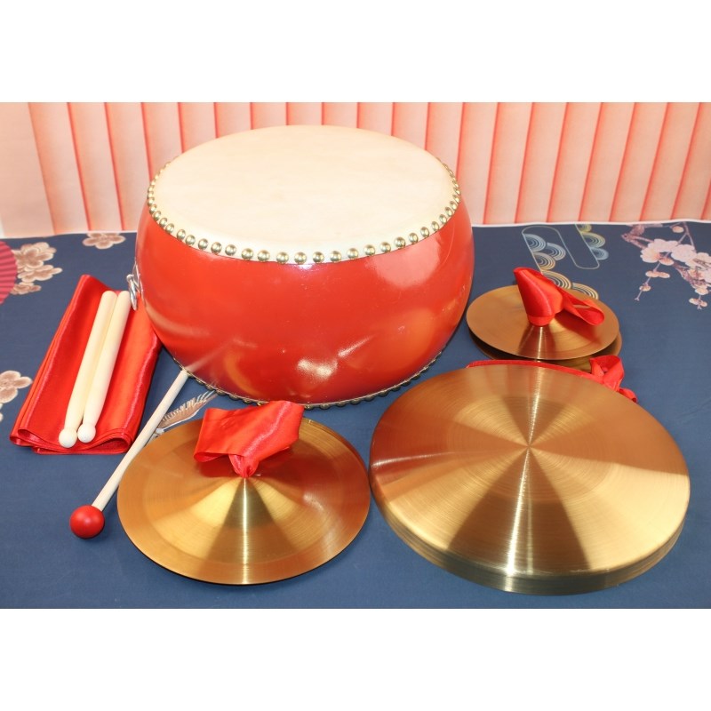 锣鼓镲三句半道具套装成人年会舞台表演儿童演出全套铜锣敲锣打鼓