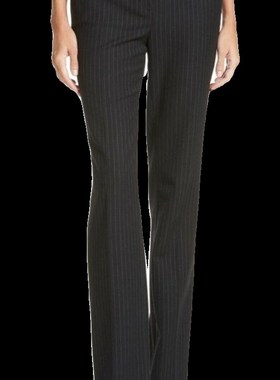 精致女人一定要舒服适垂感全里料条纹西裤柔软挺拔显瘦有型女裤特