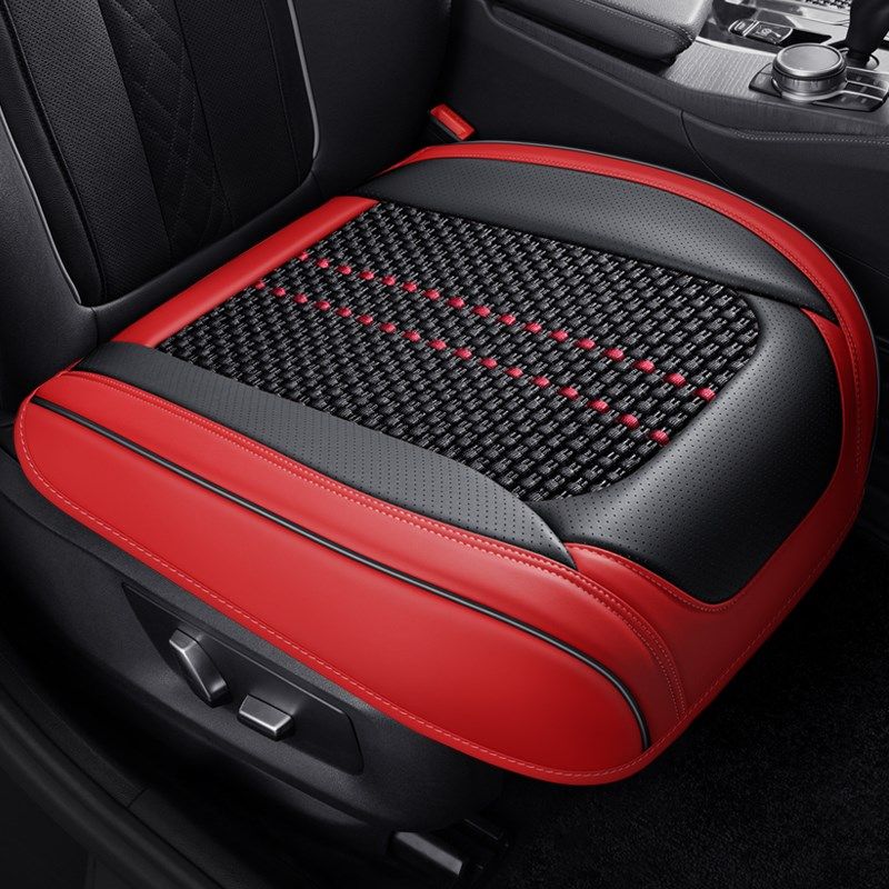 主副驾驶夏季座套单片单个皮质无靠背三件套四季通用汽车全包坐垫