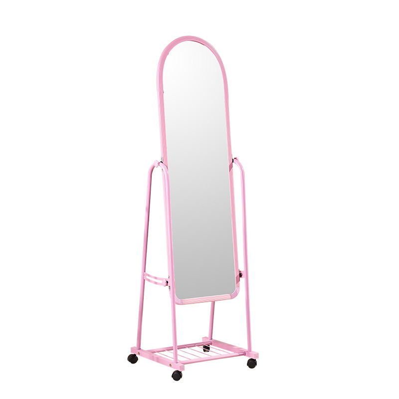 全身镜子穿衣镜试衣镜置地挂式服装镜沐浴镜宿舍公寓移动支架镜子